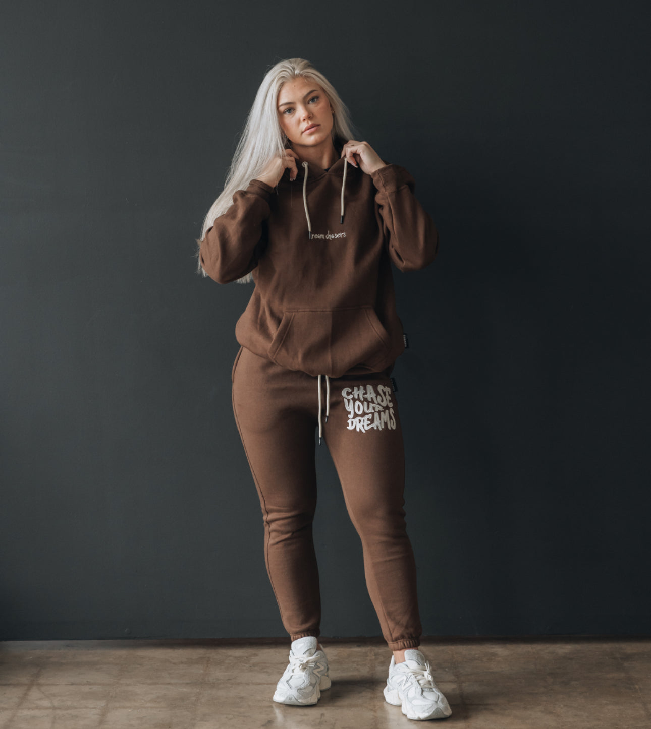 Brown CYD Patch Joggers