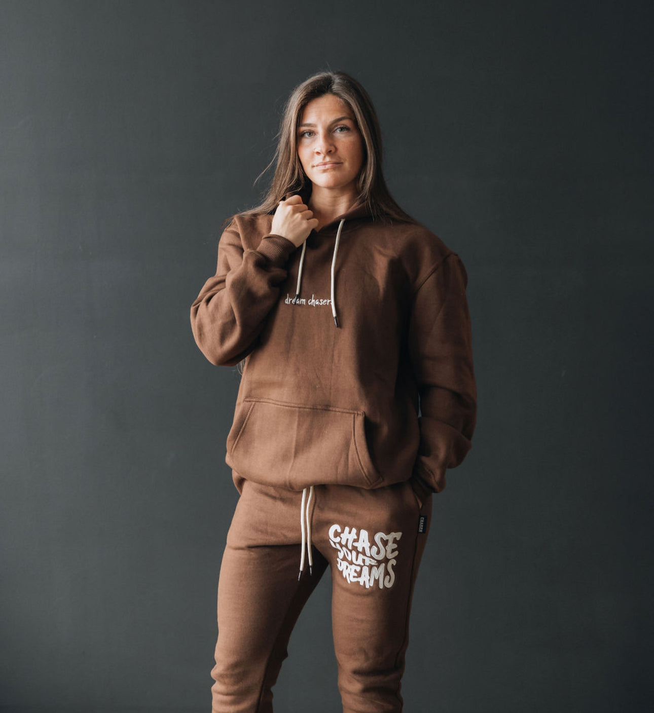 Brown CYD Patch Hoodie