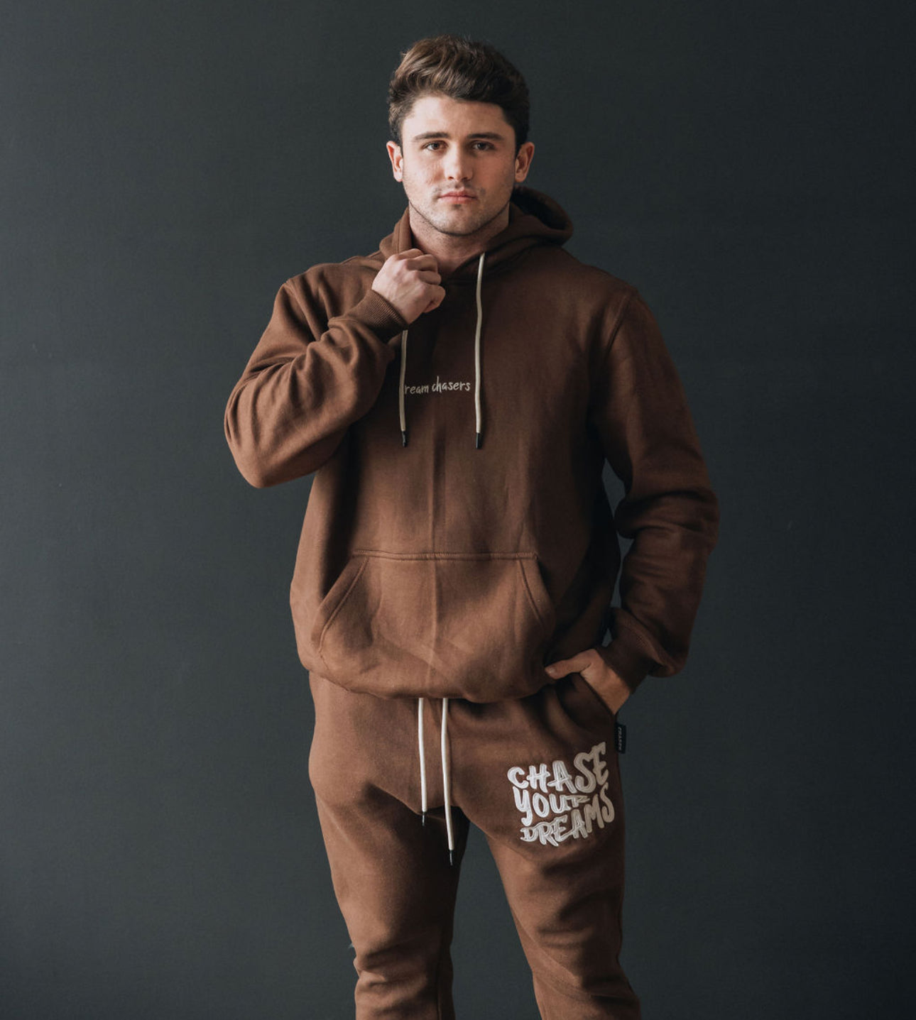 Brown CYD Patch Hoodie