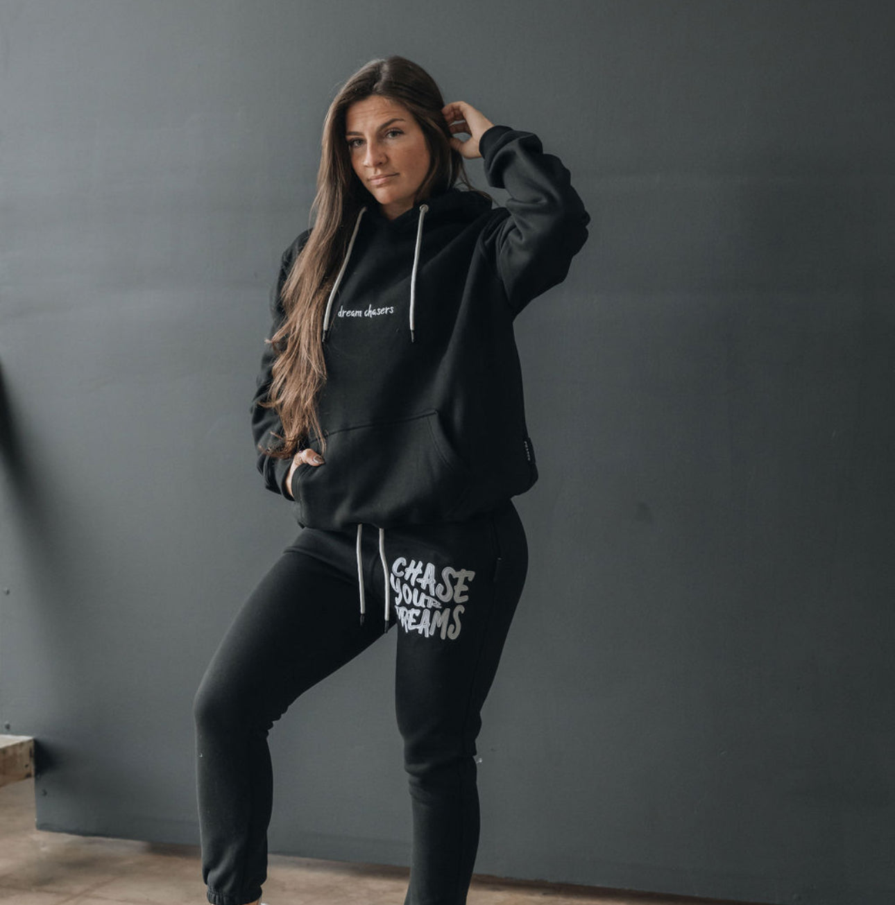 Black CYD Patch Hoodie